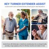 Key Turner Aid for People with Arthritis, FAMCHAINS Folding Key