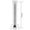 NOTRICKT MS-012 M4x25 Cross Hole Countersunk Machine Screw, Stainless Steel,