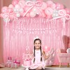 Kriyokiaa pink bow coquette birthday decorations
