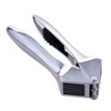 GSD Garlic Press with Double Function, Chrome, Silver, 19.51 x