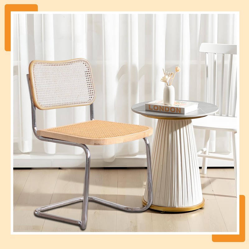 Yerliker 1 Pack Cane Chair Replacement, Natural Chair Replacement Cane