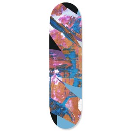 Notoriart Trendy Pop Acrylic Wall Art Die-Cut Easy-to-Hang, 1 Panel 8" x 32", Pop Glitch Skateboard