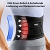 FREETOO Back Support Belt with 7 Metal Supports, Comfortable Back