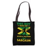 Ackee & Saltfish Eating Jamaican Food Lover Saltfish Tote Bag