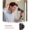 Dual Voltage Travel Hair Dryer with Diffuser, 1875W Ionic,Black