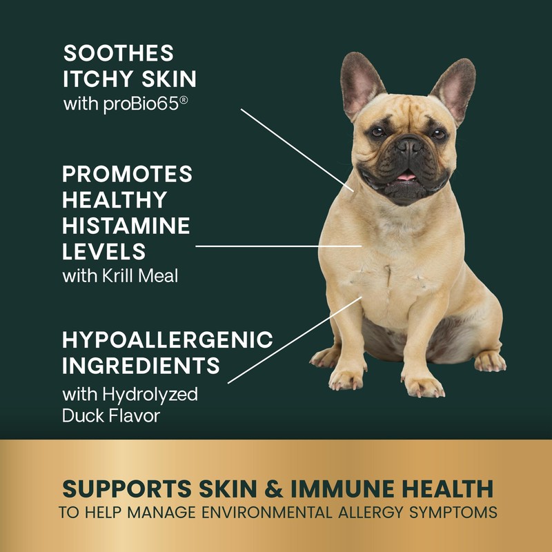 VetriScience Allergy & Itch Support Chews, Skin and Coat Supplement