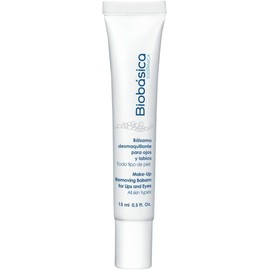Bálsamo desmaquillante para ojos y labios limpiador protector tonificante hidratante.