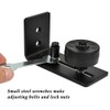 TIMESETL Sliding Door Floor Guide 8-in-1 Adjustable Floor Roller Guide,