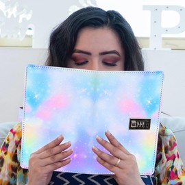 BetterJonny Diary with Lock, Leather Notebook, A5 PU Leather Journal with Lock, Travel Journal, Sketchbook, Lockable Diary for Women, Men, Girls, Boys, Teenagers, Children, Starry Sky