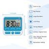 Upgraded Digital Kitchen Timer, ON/Off Switch, 12/24 Hour Clock and
