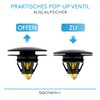 Bächlein Universal Pop Up Sink Plug – Drain Strainer in
