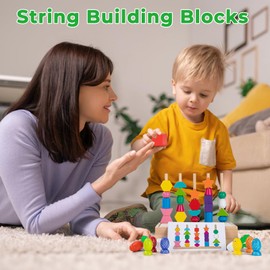 ZLLkeji Wooden Toy Set Montessori Toy 5-in-1 Wooden Toy Fishing Game Sorting Game Carrot Harvest Stacking Toy Development Toy Hand Eye Coordination Motor Skills Toy