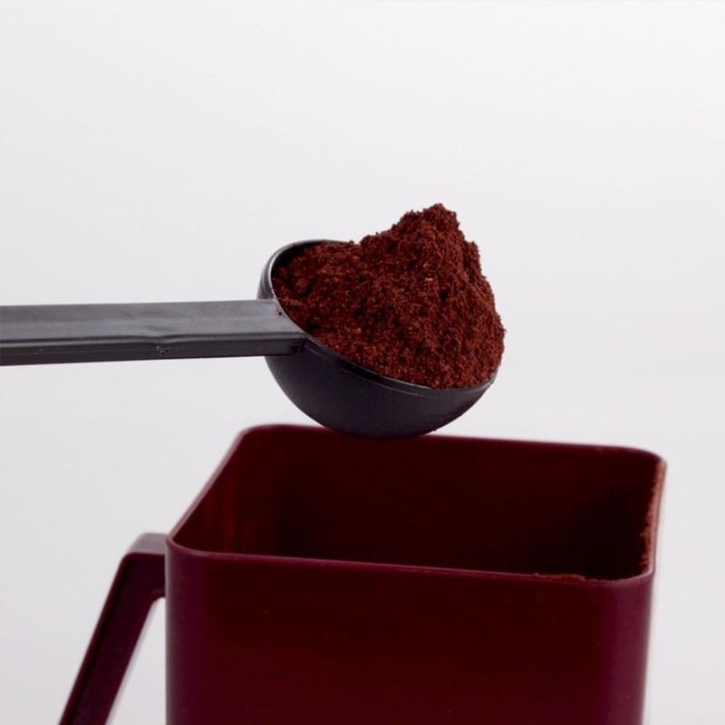 Capiant 3 PACK 2-In-1 Black Espresso Coffee Bean Spoon, Tamping