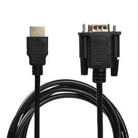 TOBUSA Adaptador Cople de HDMI a VGA Unidireccional - Cable Convertidor de Alta Calidad para Conexiones Seguras