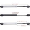 Berta (2 Pieces) 10 Inch 100N/22 LB Hydraulic Soft Open