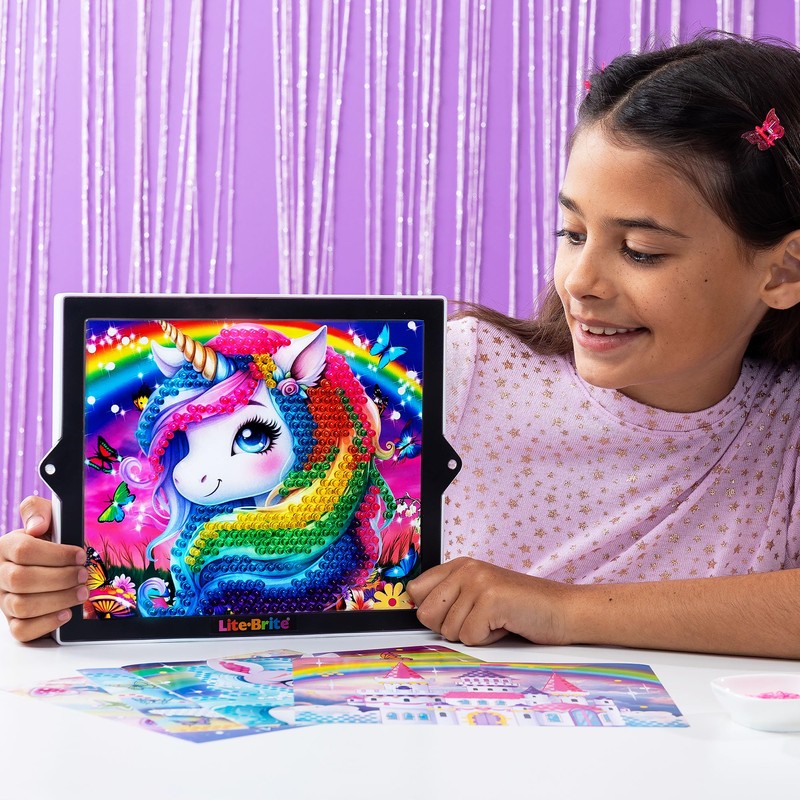 Basic Fun Lite-Brite Colour Pop Rainbow Dreams – Light-Up Creative