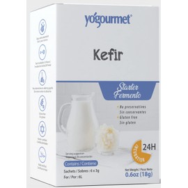 Yogourmet Kefir Starter, 18g per unit x 6 count