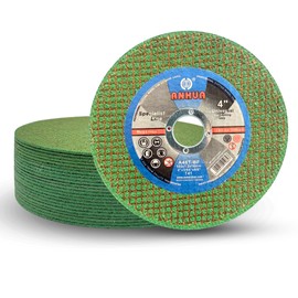 25PACK - 4" Cutting Wheels for Metal, Arbor 5/8", Stainless Steel, Aluminum Alloy & Copper Cut-Off Discs Used On Angle Grinder 4”x3/64 x5/8" (Green - Extra Sharp)
