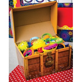 Teacher Created Resources Teacher Created Resources TCR5048 Treasure Chest, 9.5 inch X 8 inch X 8.5 inch, Brown