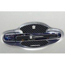 Crown Door Handle Protector, Latest Door Knob Guard Protection, Crown 220 Series, 210 Series, 200 Series, 180 Series, Compatible with All Series, Carbon Style, Scratch-Resistant, Abrasion Resistant