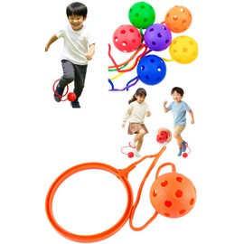 Profit.relaxed Skip Ball, Jump Rope & Park Play Equipment | Outdoor Fitness Toys for Kids, 1 Piece (Orange)