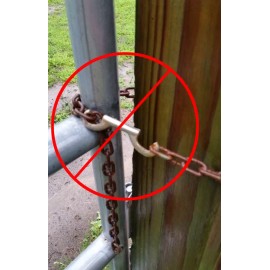 Pepperfish Construction Cattle Gate Latch Plate