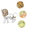 ORFOFE Decorative Lion Statue Crystal Lion Shape Tabletop Decor for