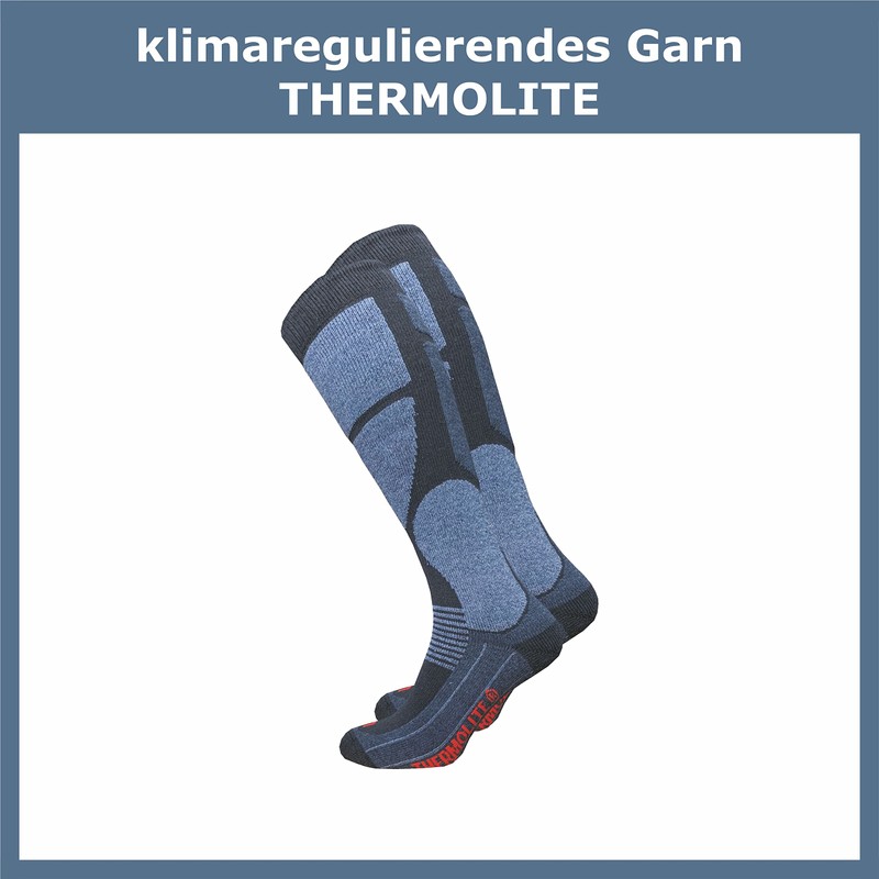 GAWILO 2 Pairs of Men's Thermolite® Ski Socks - Snowboard