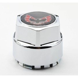 GM Restoration One New 77-81 Pontiac Firebird Trans Am TA Snowflake Turbo Wheel Chrome Center Cap Red Bird