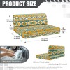 Tomeusey RV Couch Cover Set - 2 Pcs Aztec Tribal