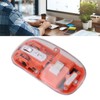 Transparent Computer Mouse 2.4G BT1 BT2 Tri Mode USB Rechargeable