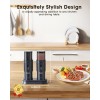 Moriank 2PCS Electric Salt and Pepper Grinder Set Automatic Grinder