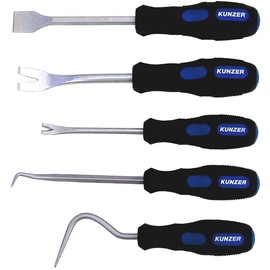 Kunzer 7CH05 Clip and Lever Tool Set 5 Pieces Efficient Disassembly of Clips and Trims on Car Trims
