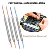 Premium Fiber Optic Fusion Splicing Sleeves Protector Adapter Heat Shrink