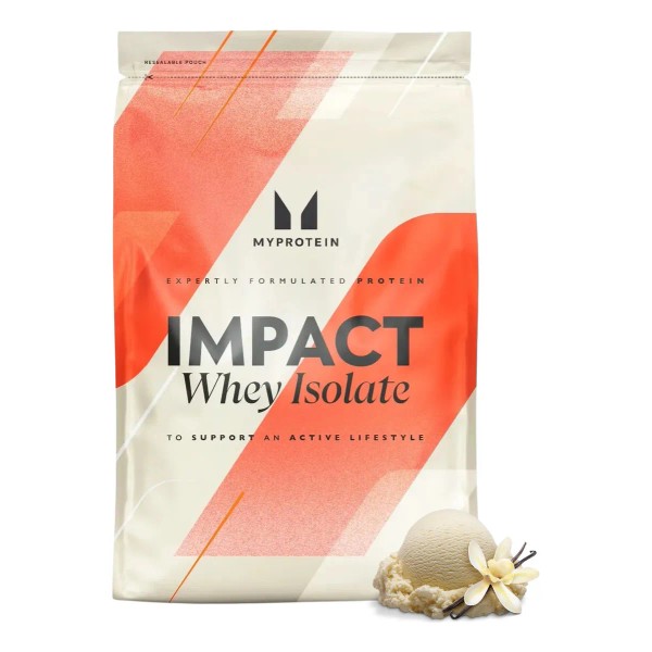MyProtein Impact Whey Isolate 2.49 Kg 100 Servicios Sabor Vainilla