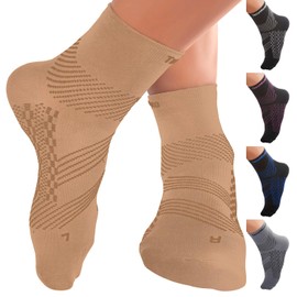 TechWare Pro Ankle Compression Socks - Plantar Fasciitis Sock & Foot Support
