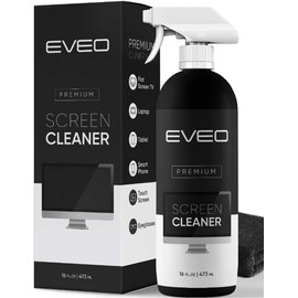 Eveo Screen Cleaner Kit With Microfiber Cloth For Tvs Laptops And Devices