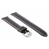 Ewatchparts 18-19-20-22-24mm Genuine Leather Watch Band Strap Smooth With Clasp
