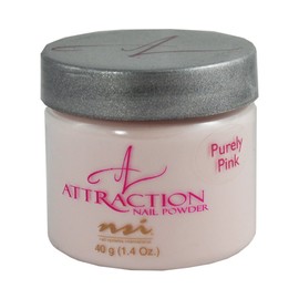 NSI Attraction Nail Powder - Purely Pink - 1.42oz / 40g