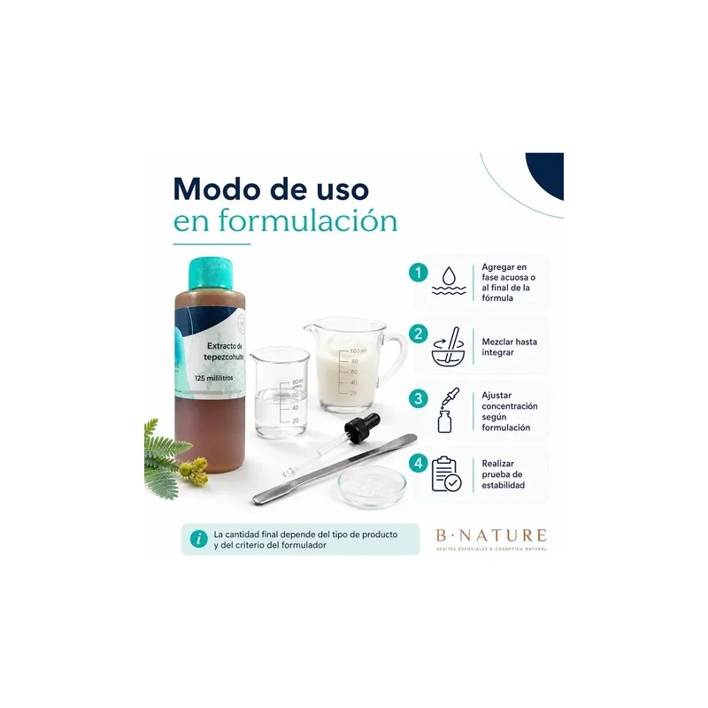 Extracto De Tepezcohuite Hidrosoluble B Nature 125 Ml