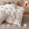 BFS HOME Linen Duvet Cover Full Size - Soft Breathable