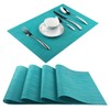 BECHEN Vinyl Placemats and Coasters,Washable Table Mats Easy to Clean