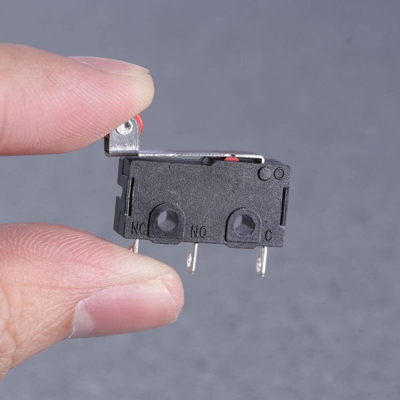 10 Pieces Micro Momentary Hinge Roller Lever Arm SPDT Micro