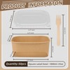 DeziWood 50 Pack 35 oz Paper Food Containers with Lids,
