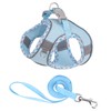PETPUBGNZS Cute Plaid No Pull Dog Harness for Small Dogs