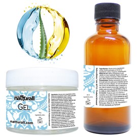 Aloe Vera Facial Orgánico Gel 50 g y Aceite 60 ml