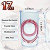 17oz Acrylic Mug with Handle,Baseball Gifts for Men, Beer Cup