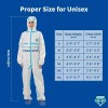 Medtecs Hazmat Suits - Large 1 PC - with Sealed