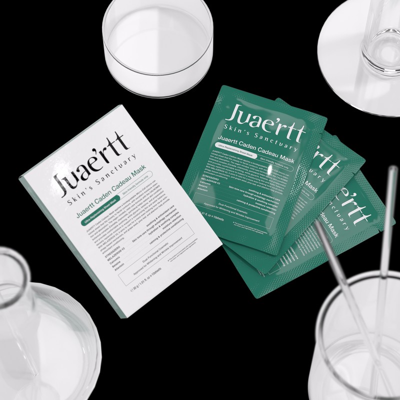 Juerte Cadencado Mask Pack 10 sheets, skin recovery promotion, hypoallergenic