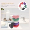 6 Esponjas Faciales Konjac con Diseño Exfoliante, Forma de Corazón,